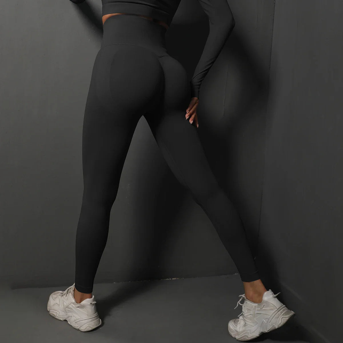 Seamless Gym Leggings Yoga Pants High Waist Booty Lifting Leggings Pants Sports Clothing Fitness Wear