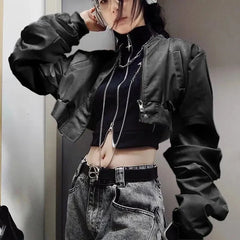 Harajuku Retro Coat Costume Punk Gothic Jacket Rock Vest Suit Top Uniform Carnival Clothes Outfit Props