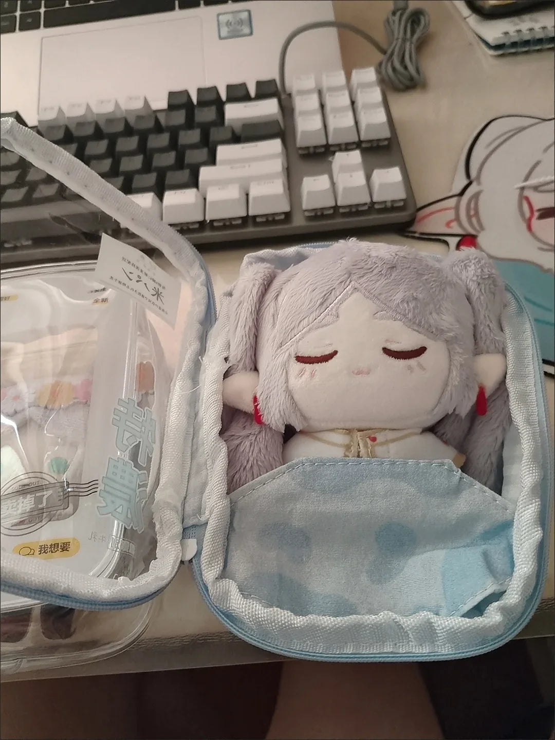 10cm Ita Bag Mandarin orange Milk Strawberry Doll Storage Display Portable Game Anime DIY Bag Storage