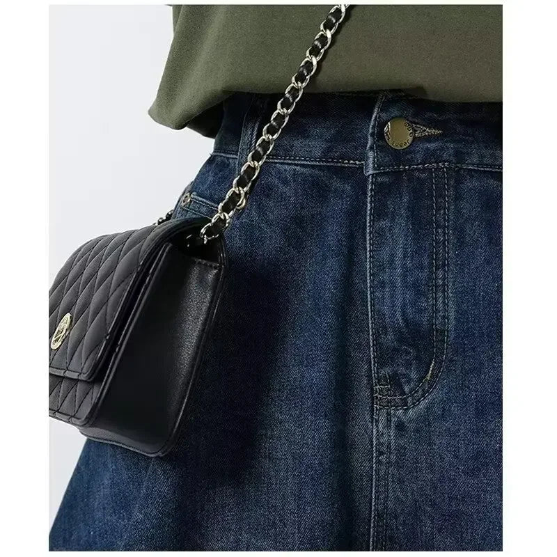 High Waist Wide Leg Short Jeans Thin Loose Slimming A- Line Pants plus Size Cover Hip Versatile Shorts