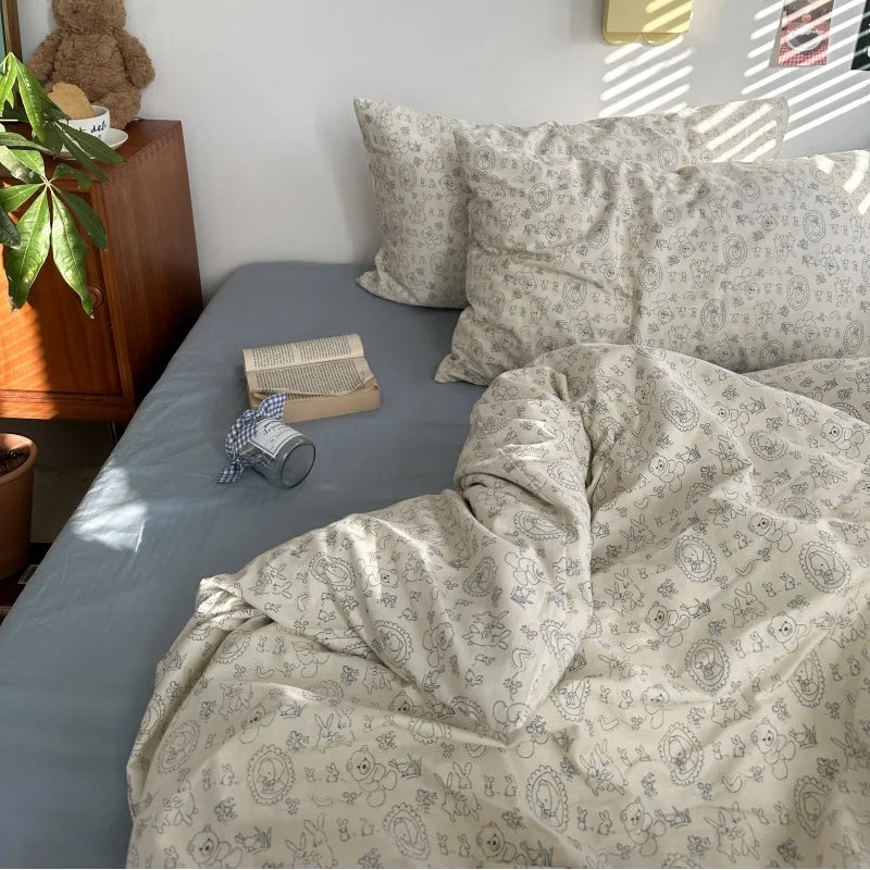 Floral Cotton Bedding Set