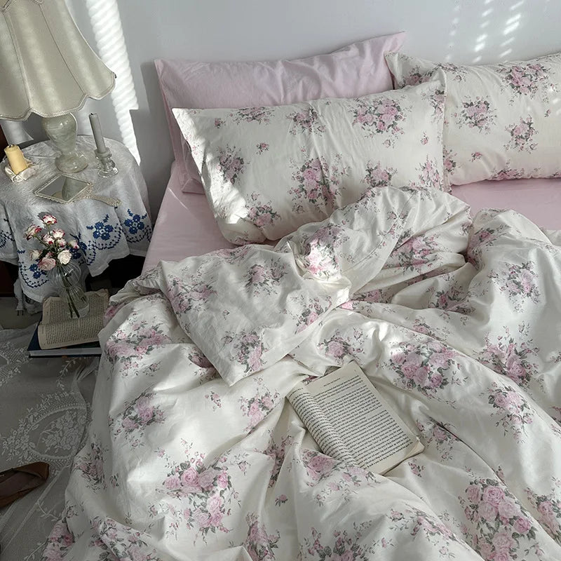 Floral Cotton Bedding Set