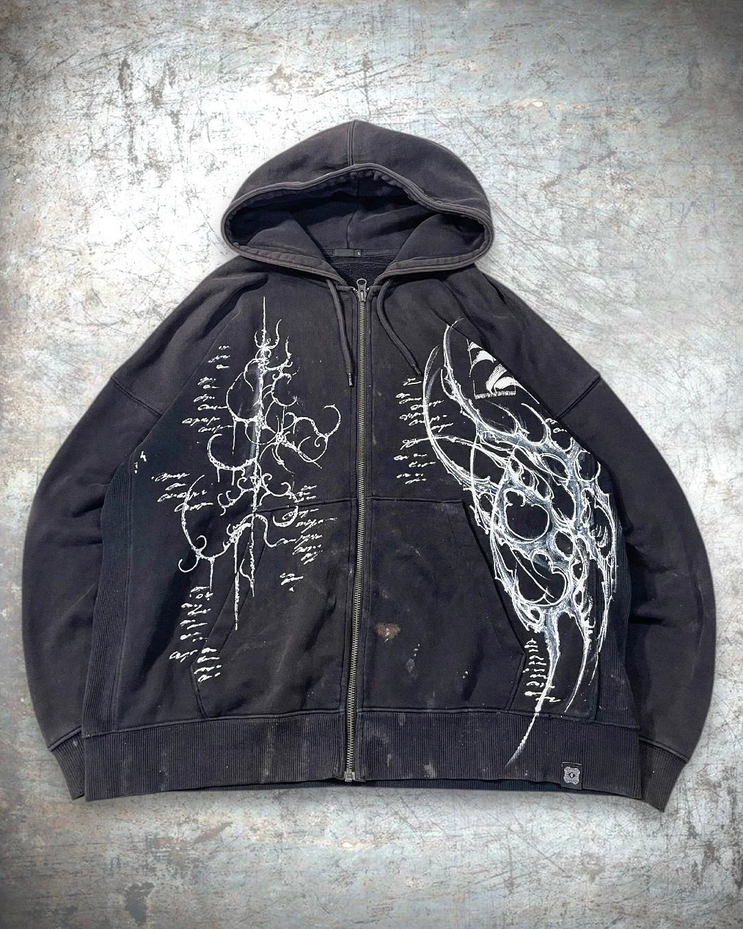 Retro Style Free Style Street Hoodies Y2K Custom Digital Printing Logo Sweatshirt