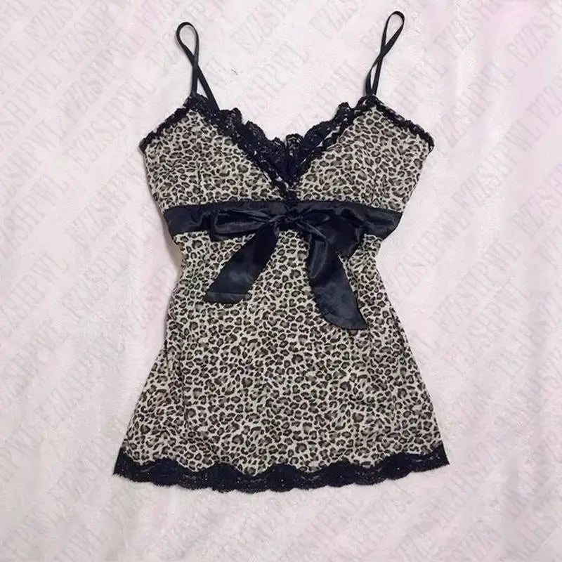 Retro Harajuku Kawaii Fairy Tale Camisole Tee Casual Slim Chic Print Sleeveless Crop Top Y2K Streetwea