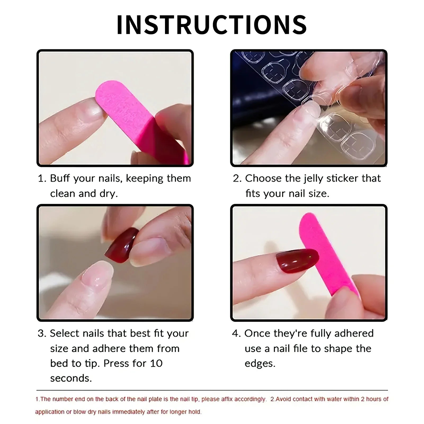 10pcs Handmade Press On Nails