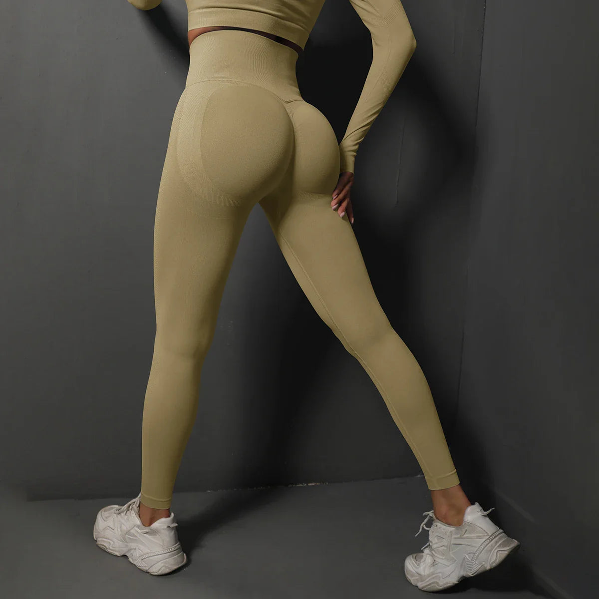 Seamless Gym Leggings Yoga Pants High Waist Booty Lifting Leggings Pants Sports Clothing Fitness Wear