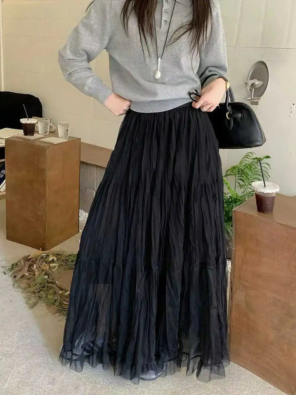 Elegant Pleated Skirt