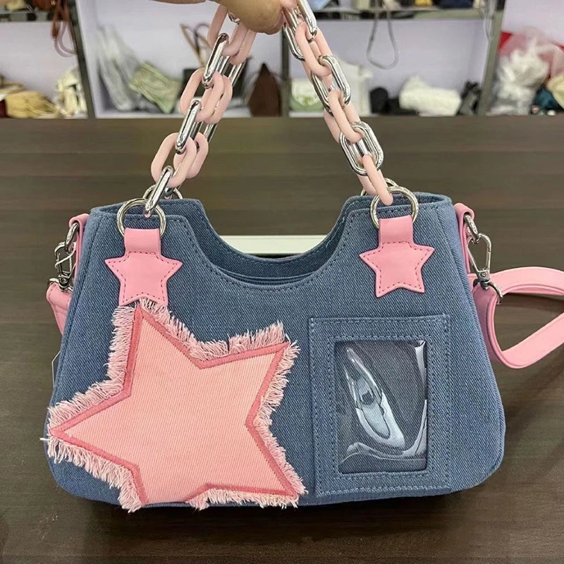 Denim Underarm Shopper Totes Large Capacity Designer Hobo Shoulder Bag Luxury Handbag Small Crossbody Bag