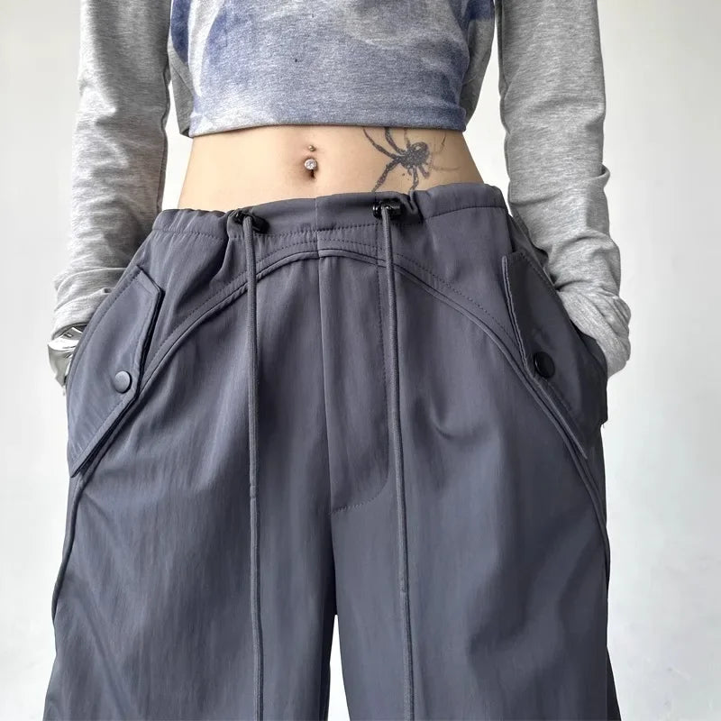 Cargo Pants American Style Loose Fit Long Pants