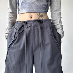 Cargo Pants American Style Loose Fit Long Pants