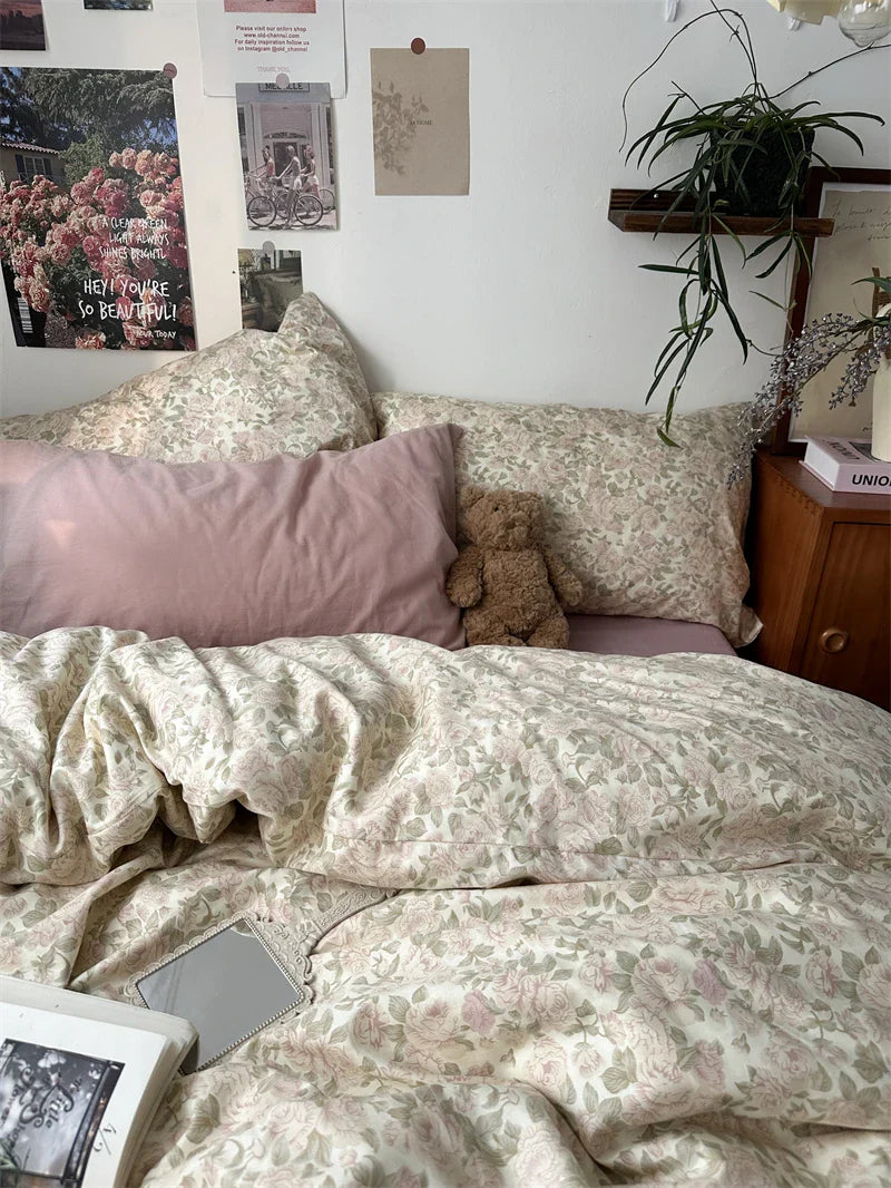 Floral Cotton Bedding Set