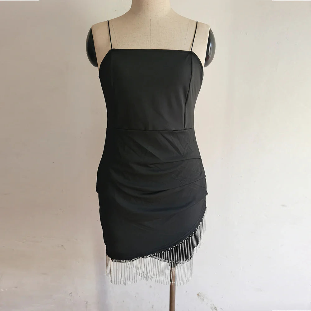 slip dresses slim cross skirts