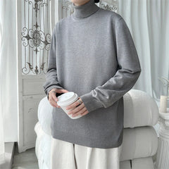 Turtleneck sweater Warm Knitted Shirt Loose, soft