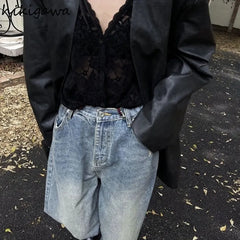 Long Sleeve Lace Blouses Clothing Blusas Mujer De Moda Hollow Out Tops See Through White Shirts