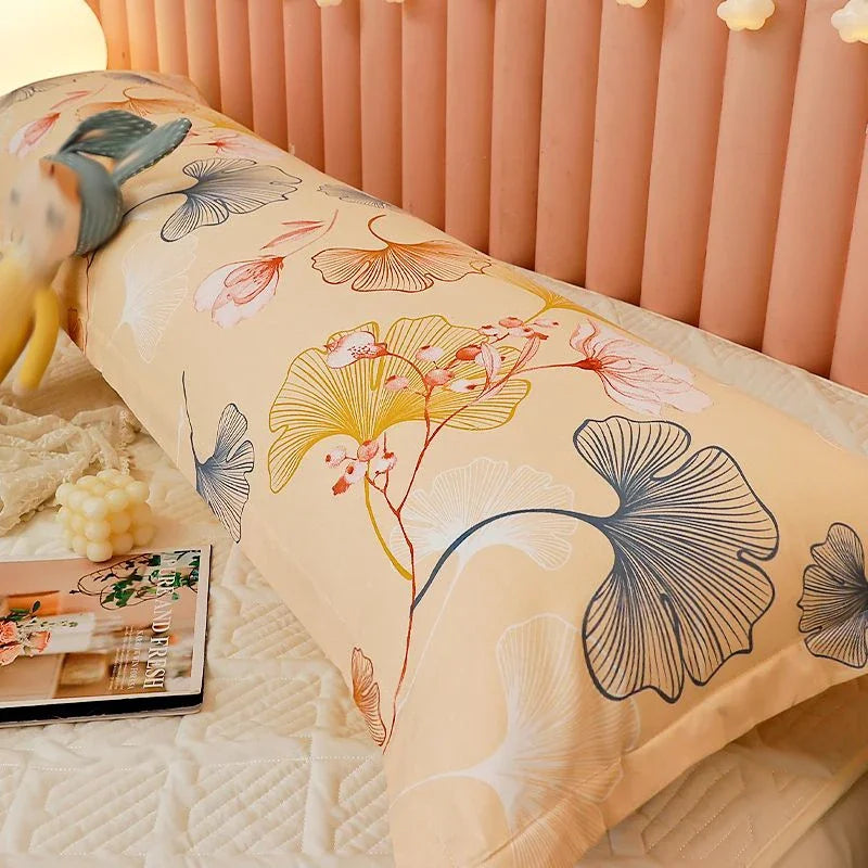 100% Cotton Pillow Cover Comfortable Pillow Case 90/120/150/180cm Long Bedside Cushion Cover Sweet Girl Pillow Covers Decorative
