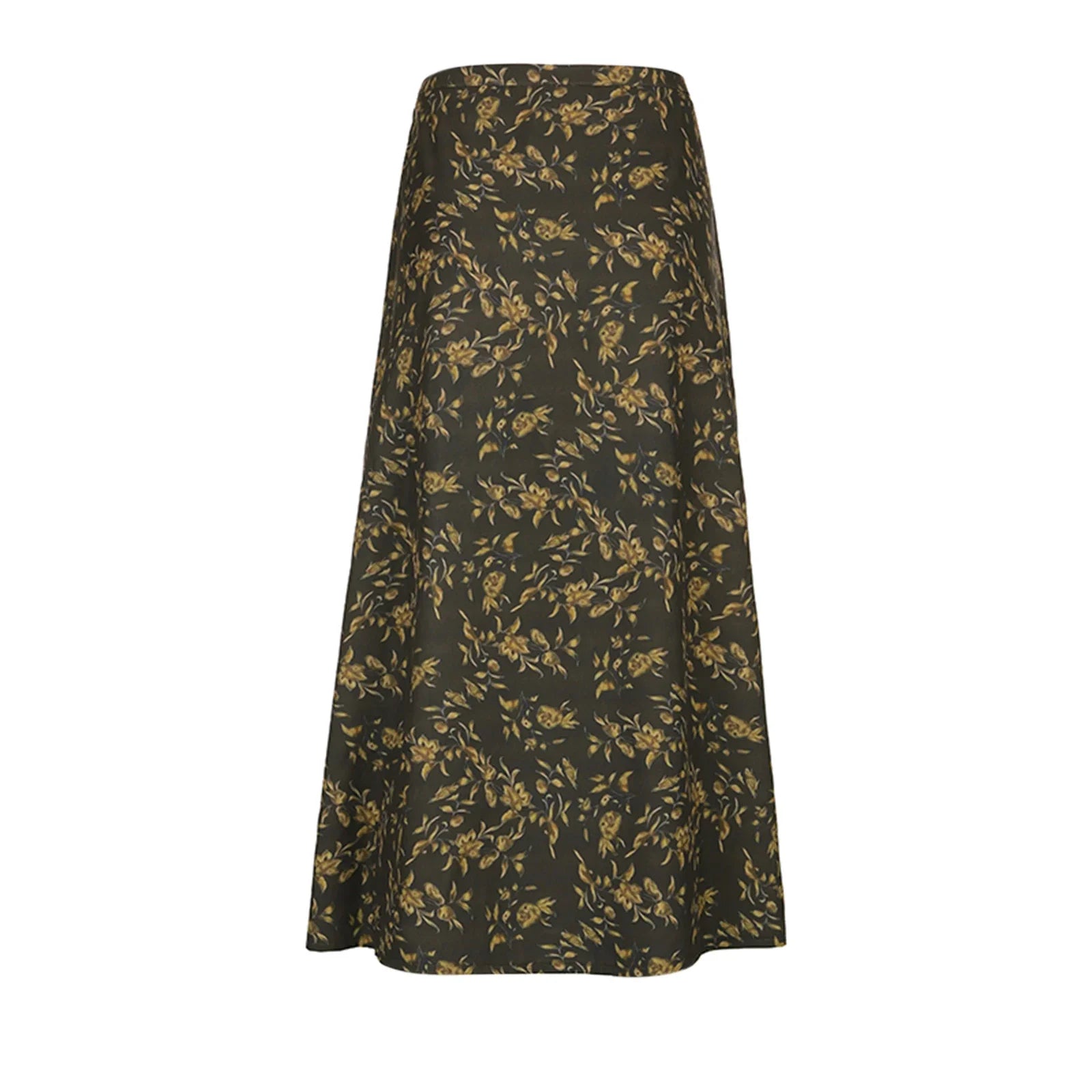 Retro Half Skirt Print Retro Straight Comfortable Street Party Long Skirt