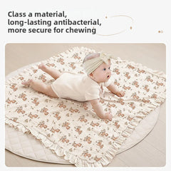 Ruffle Baby Blanket Cotton Swaddle Newborn Wrap Flower Muslin Receive Blankets Stroller Cover