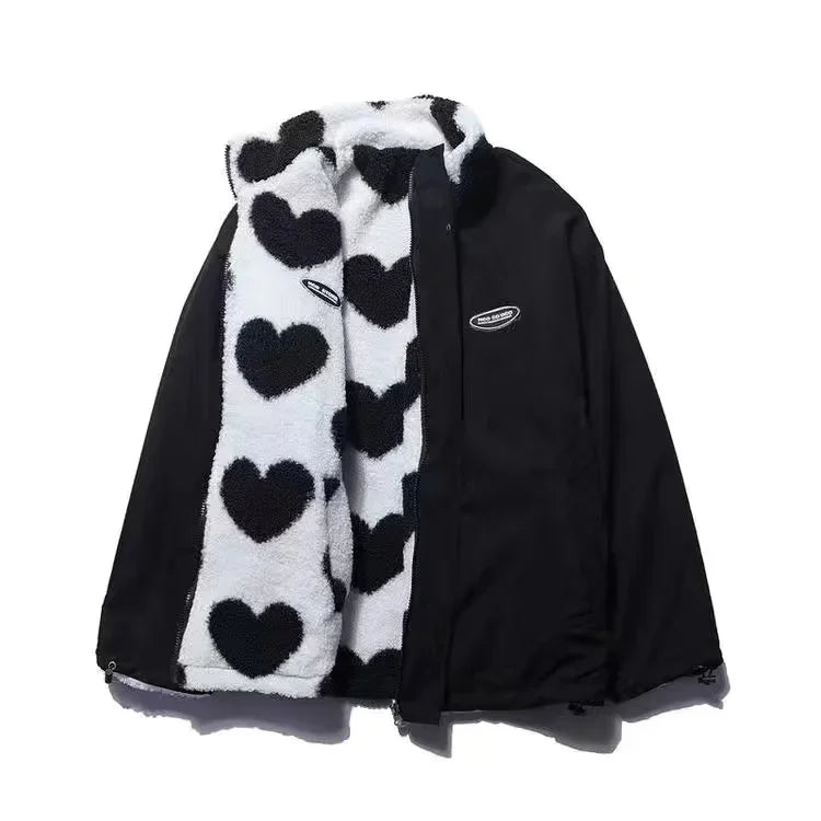 plush jacket American log warm jacket
