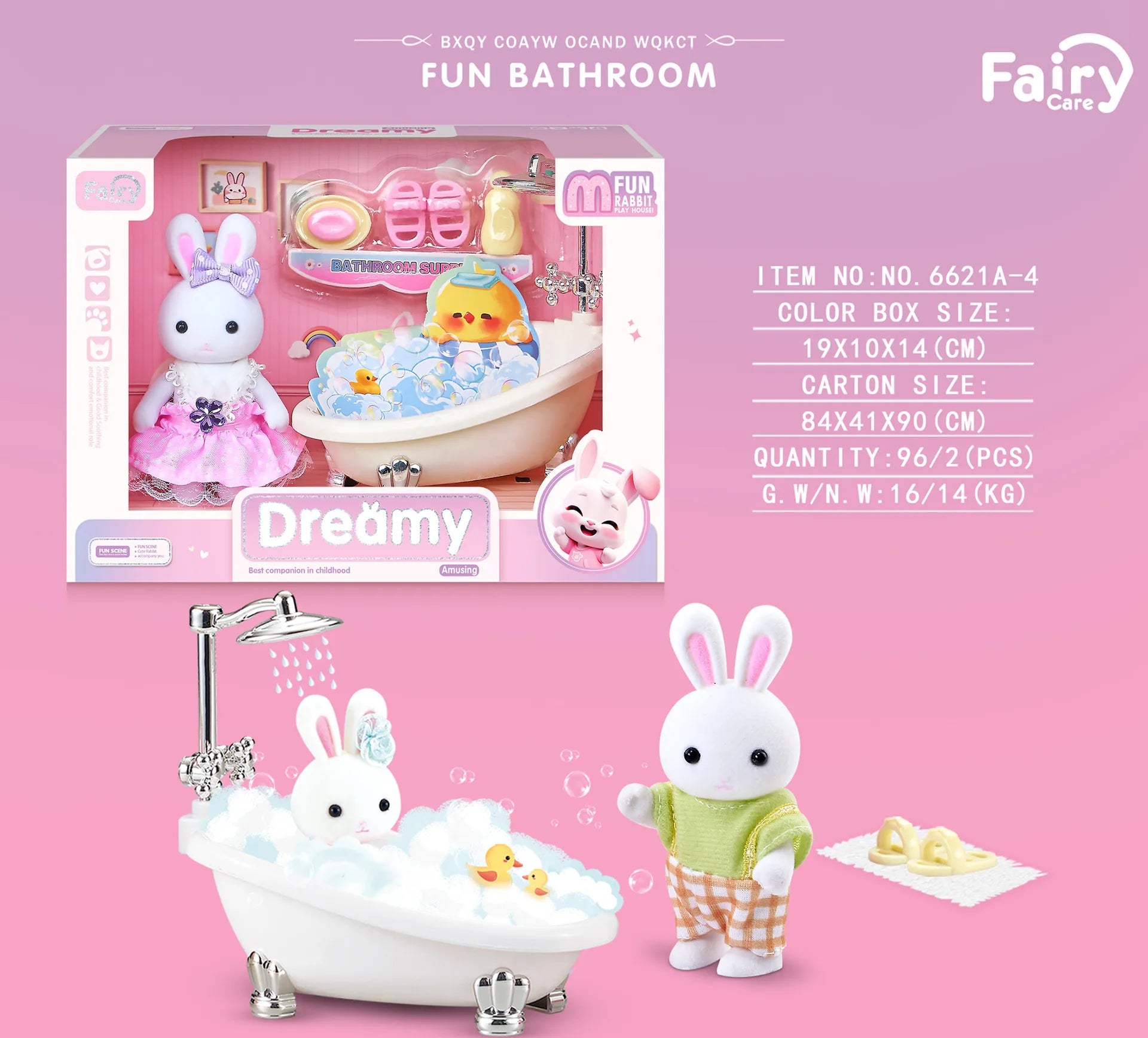 Little Rabbit Bedroom kitchen outdoor gamesLovely Scene Play Toys Simulation Modelling Children Birthday Easter Gift