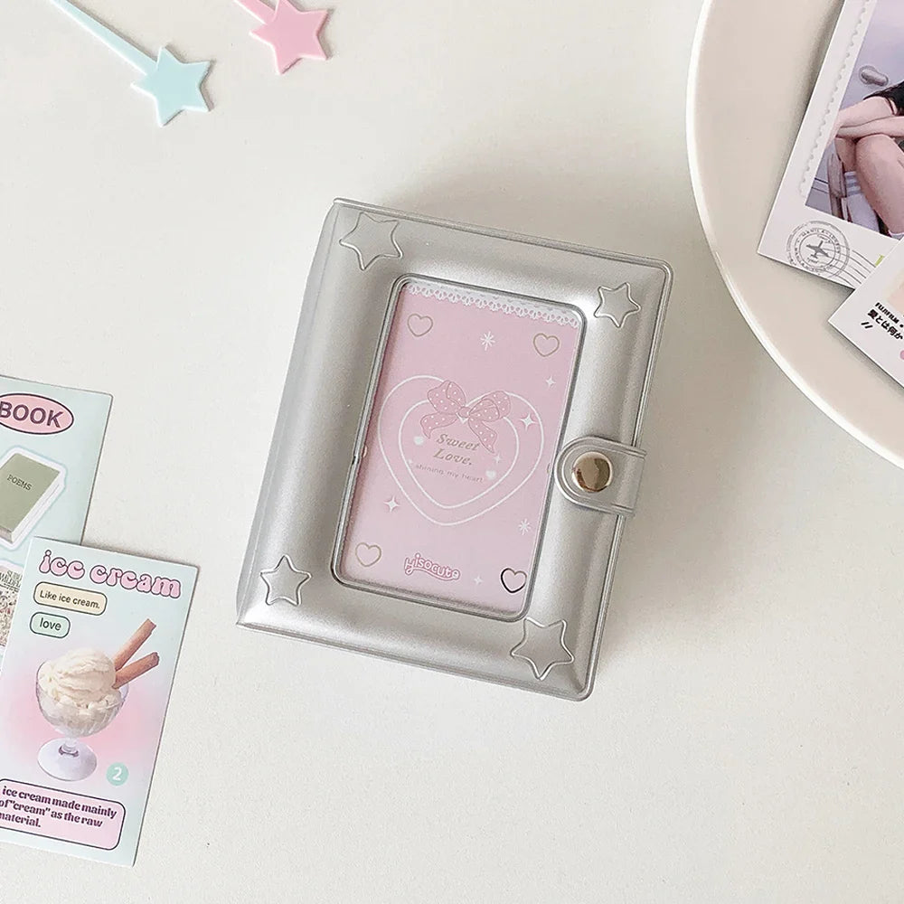Travel Photo Album Small Card Storage Book Photocard Holder Card Holder 3 Inch INS Korean Style Mini Cute Photo Storage Album