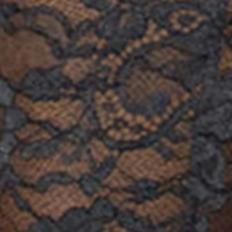 Stylish See-Through Lace Flare Pants High Rise Elastic Waist Bell-Bottoms Streetwear Long Trousers