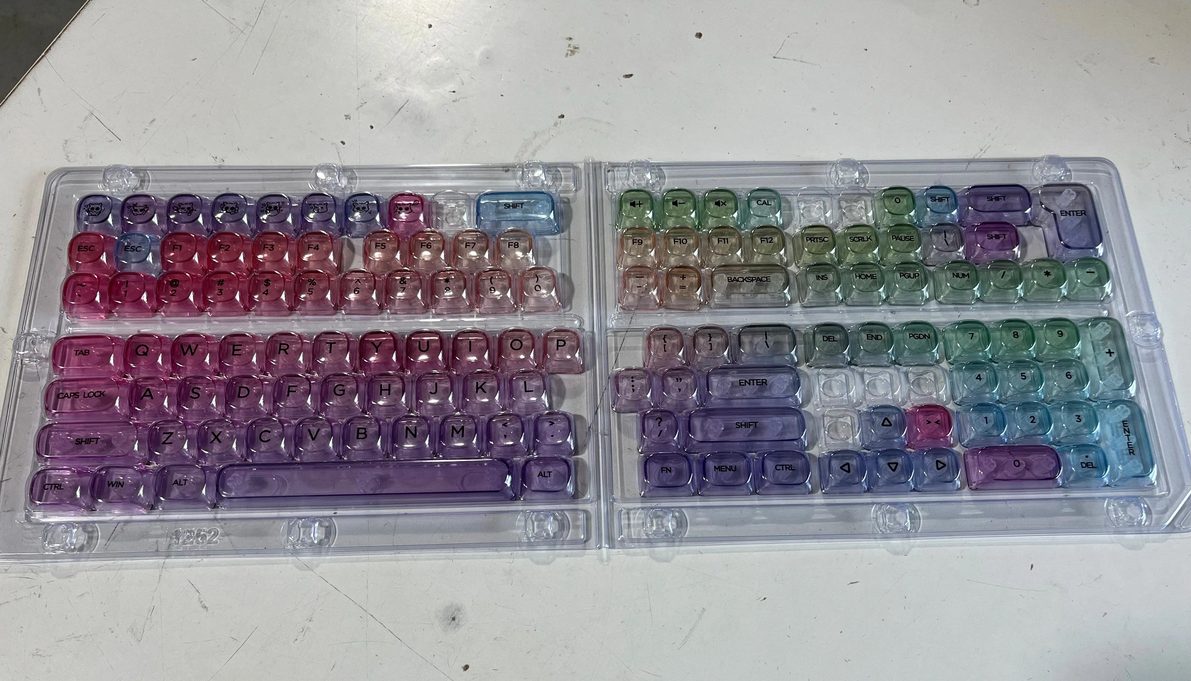 Pink Cat Dye Sublimation PBT Keycaps 136 Keys MOA Profile Keyboard Keycaps