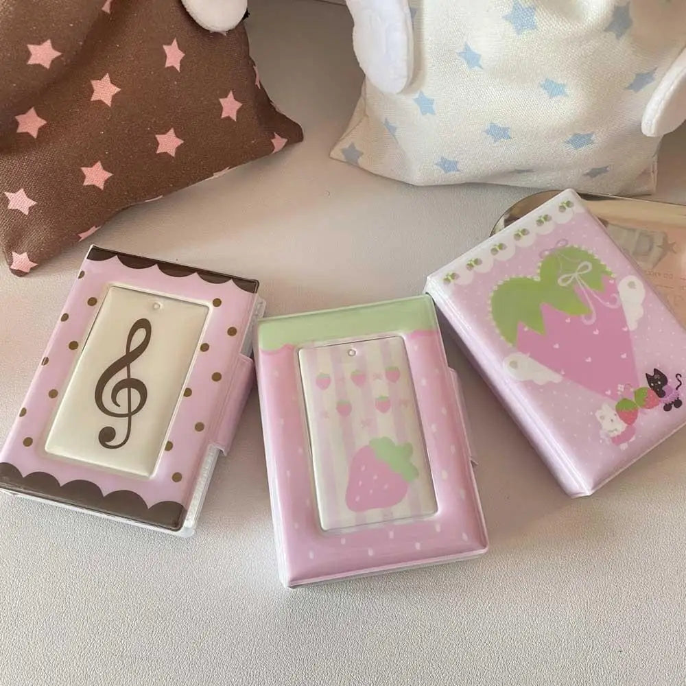 Travel Photo Album Small Card Storage Book Photocard Holder Card Holder 3 Inch INS Korean Style Mini Cute Photo Storage Album