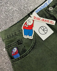 Big Boy Baggy Shorts Harajuku Hip Hop Cartoon Graphic Embroider Retro Denim Shorts Y2k Gym Basketball Shorts Clothing