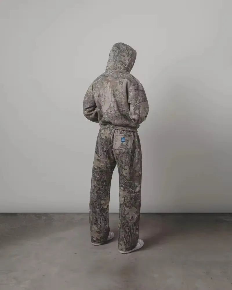 Y2K pants Harajuku vintage Camouflage Pattern Baggy Casual Sweatpants Hip Hop gothic wide leg trousers streetwear