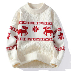 sweater High End Luxury Cashmere Sweater Thick Warms Sweaters With Deer Korean Harajuku Christmas Jumper