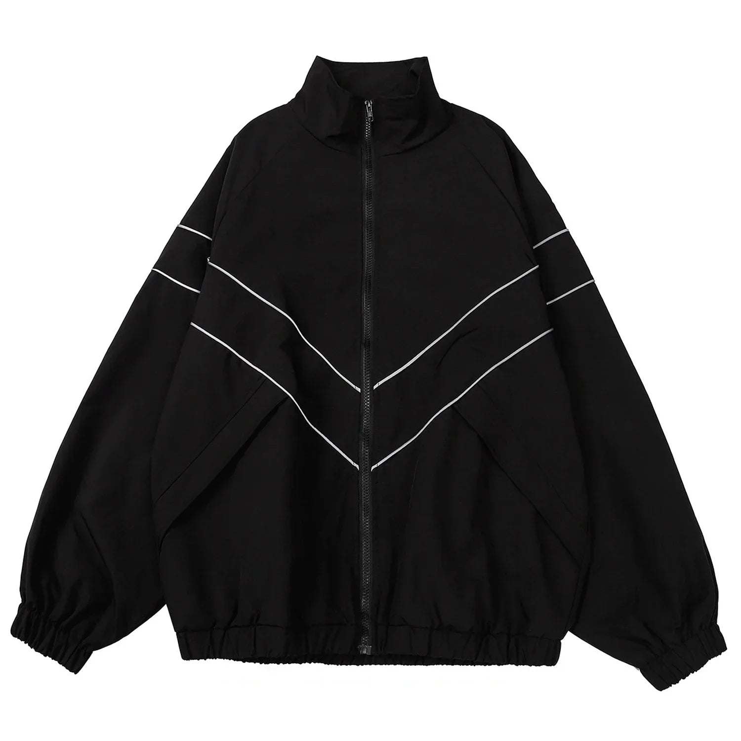 Hip Hop Varsity Jacket High Street Patchwork Color Block Windbreaker Coats Thin College Jackets