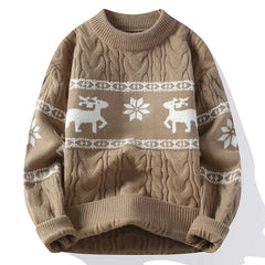 sweater High End Luxury Cashmere Sweater Thick Warms Sweaters With Deer Korean Harajuku Christmas Jumper