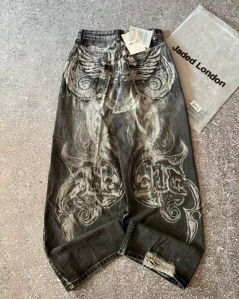American Vintage Oversized Print Washed