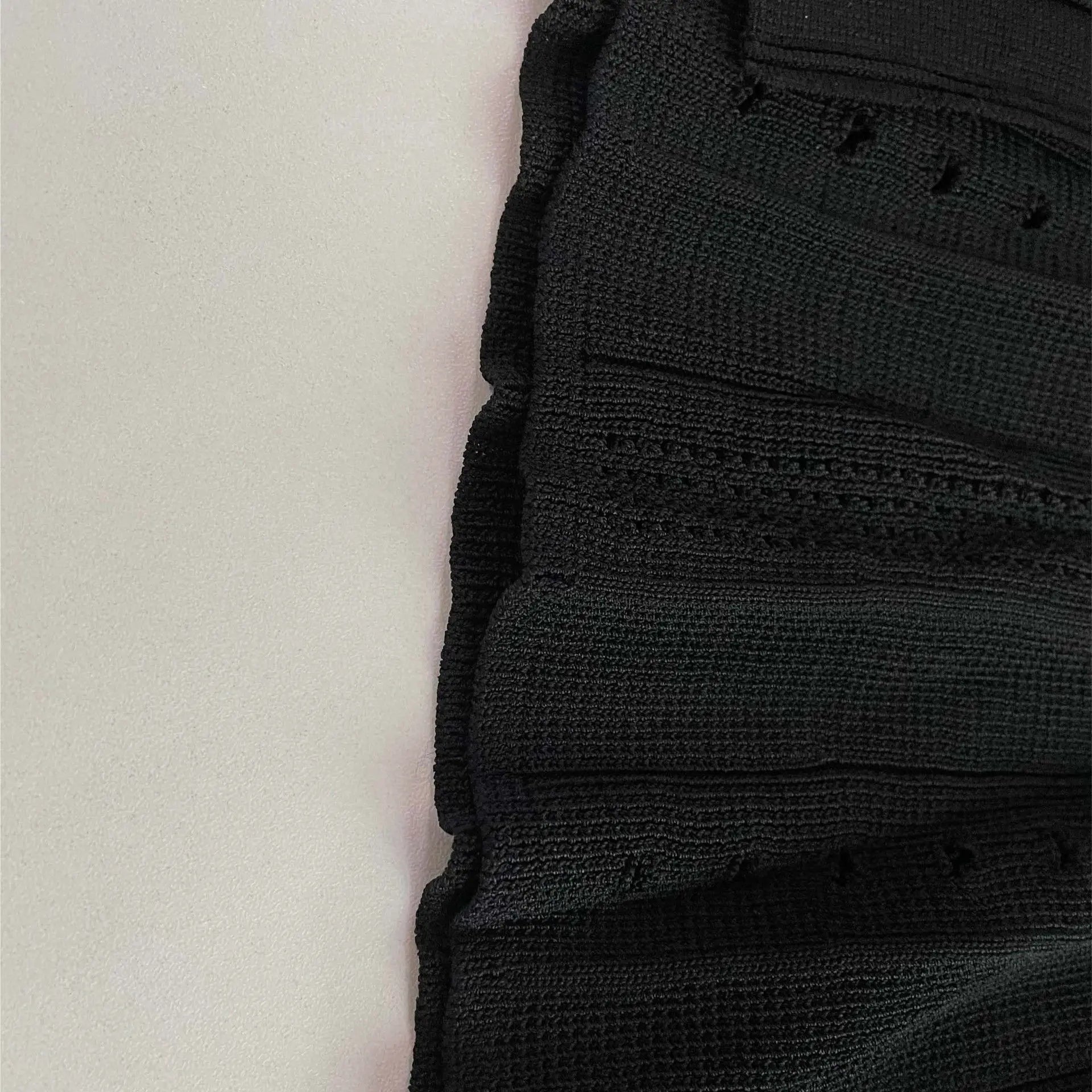 French Elegant Fragrance High-end Slimming Knitted Mermaid Dress Hollow Slimming Fish Tail Knit Dress