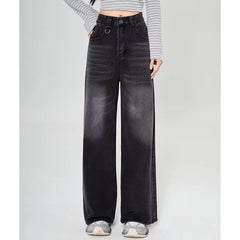 Baggy Jeans Unisex Vintage American Style Straight Wide Leg Denim Pants Brand Sale Casual Trousers