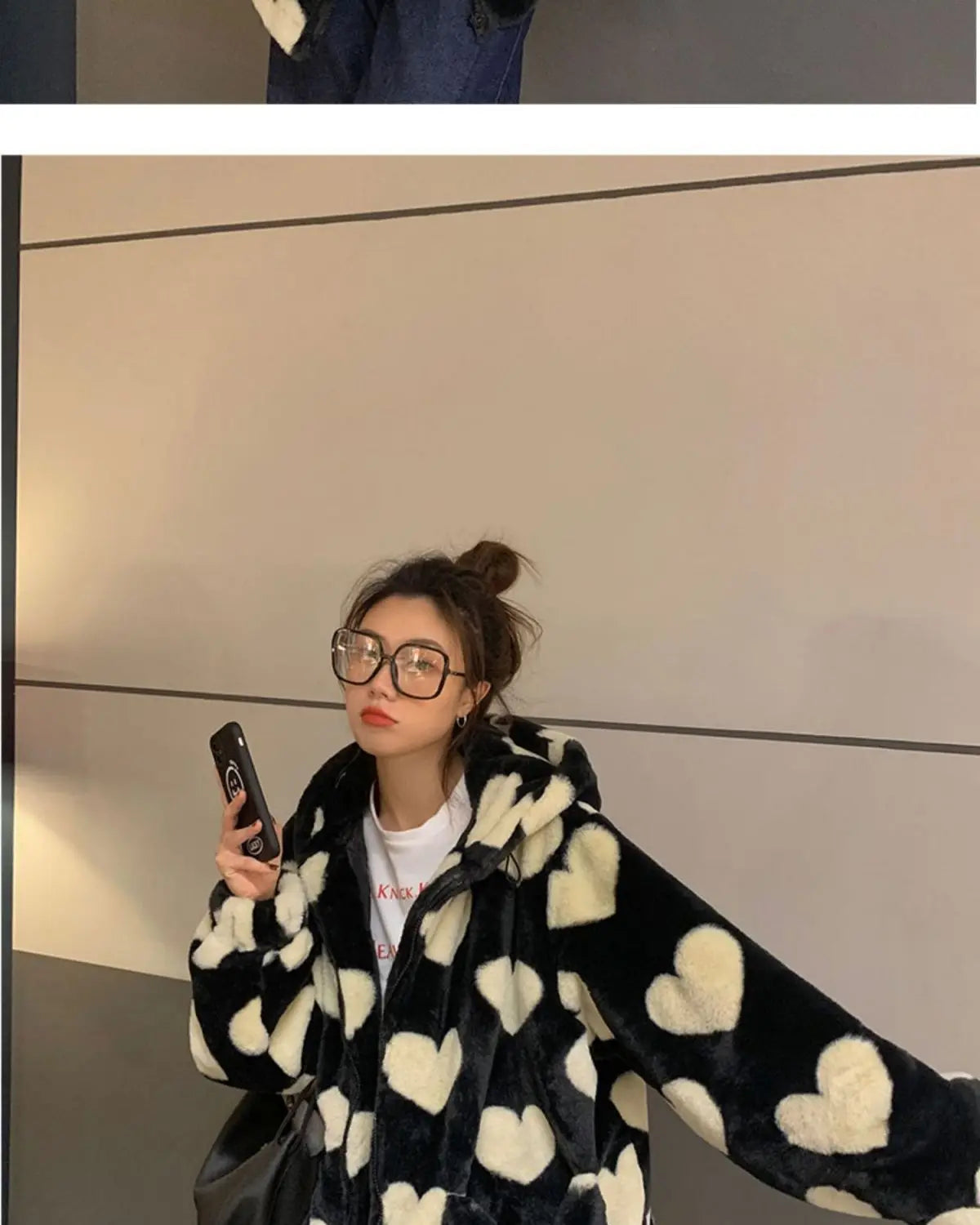 plush jacket American log warm jacket