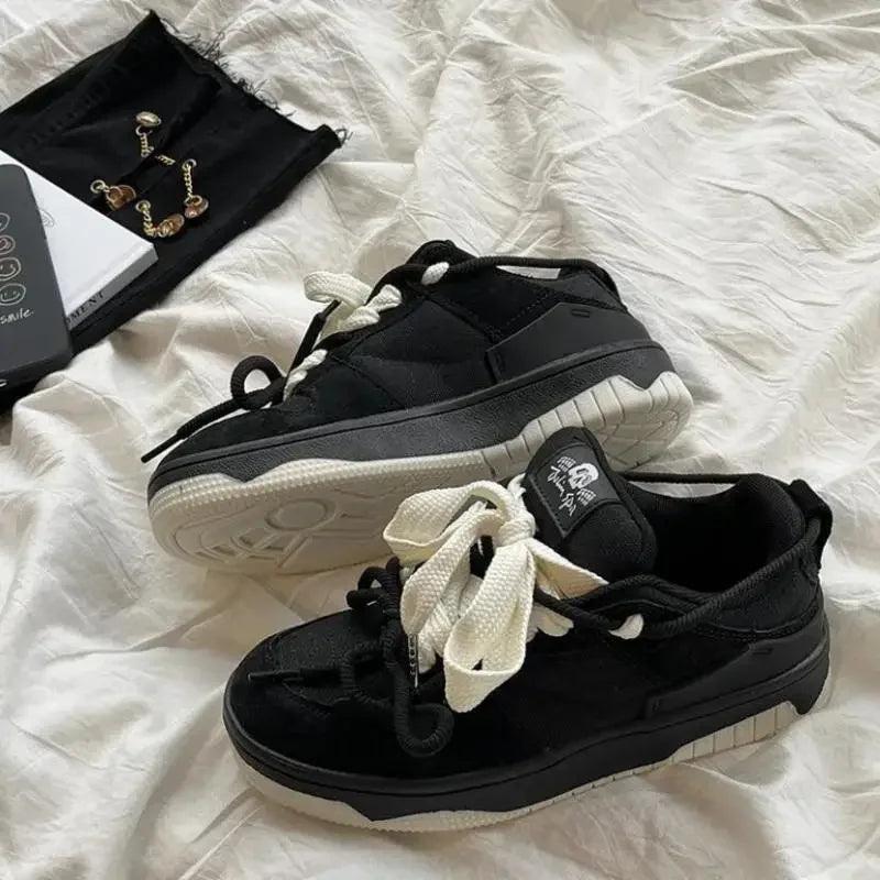 Sneakers Shoes Sports Designer Vulcanized Shoes Sneakers Mesh Lace Up Ladies