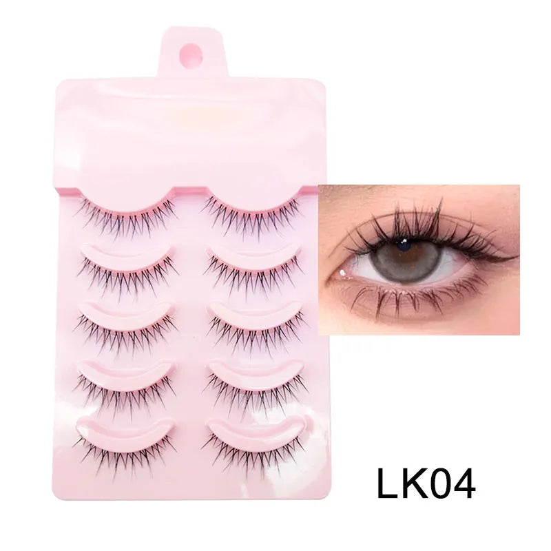 Manga Lashes Soft Natural Eyelashes Thick False Eyelashes Manga Eyelashes Daily Dating Makeup Eyelashes Lashes Wispy
