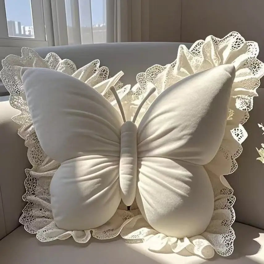 Princess Butterfly Office Pillow Living Room Bow Bedroom Car Sofa Cushion Home Pillow Room