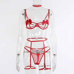 Sexi Babydoll Lace Bra And Panty Set