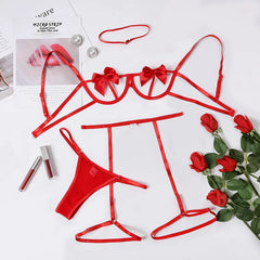 Sexi Babydoll Lace Bra And Panty Set