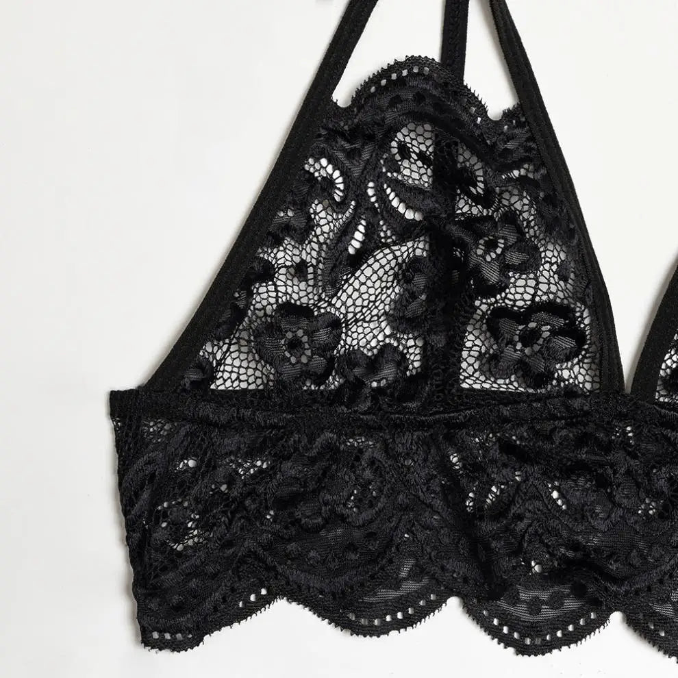 Sexy Elegant Lace Seamless Lingerie Set