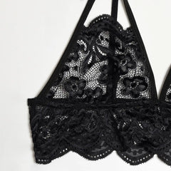 Sexy Elegant Lace Seamless Lingerie Set