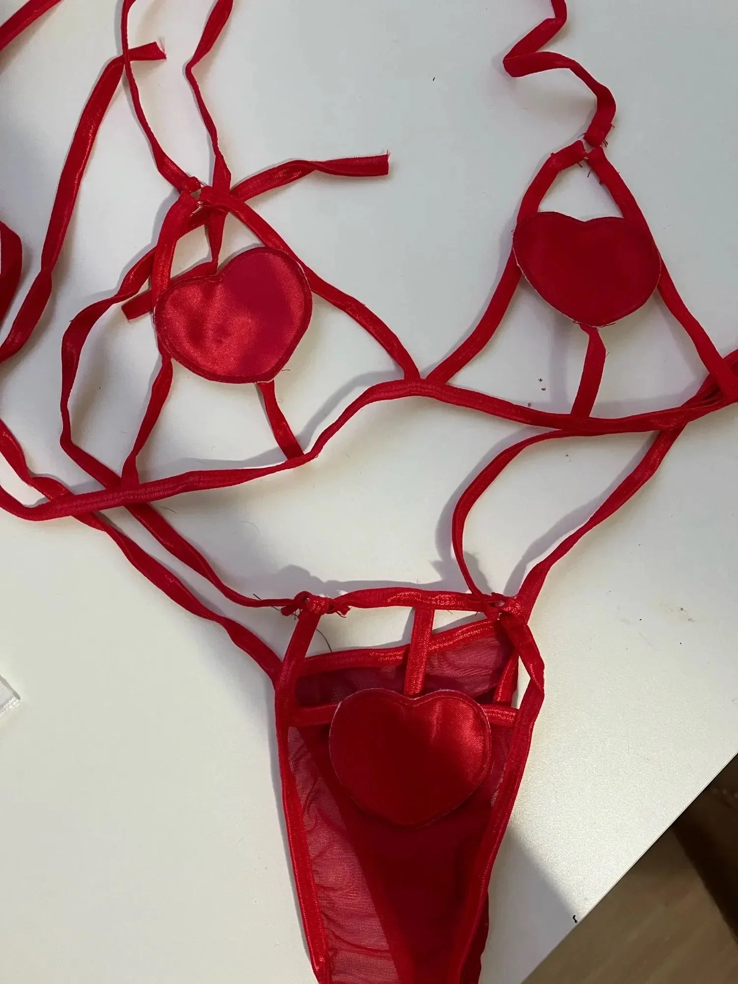 Sexy Erotic Lingerie Women Bra And Panty Garters Set