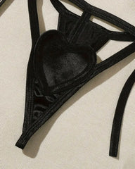Sexy Erotic Lingerie Women Bra And Panty Garters Set