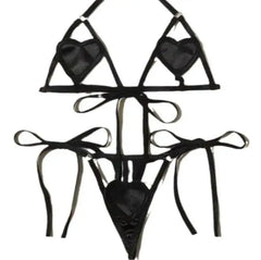 Sexy Erotic Lingerie Women Bra And Panty Garters Set