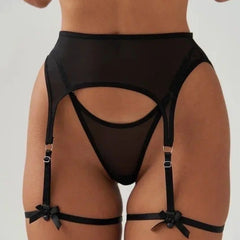 Sexy Erotic Lingerie Women Seamless Bra Garter Thongs Patchwork See Through Lingerie Set