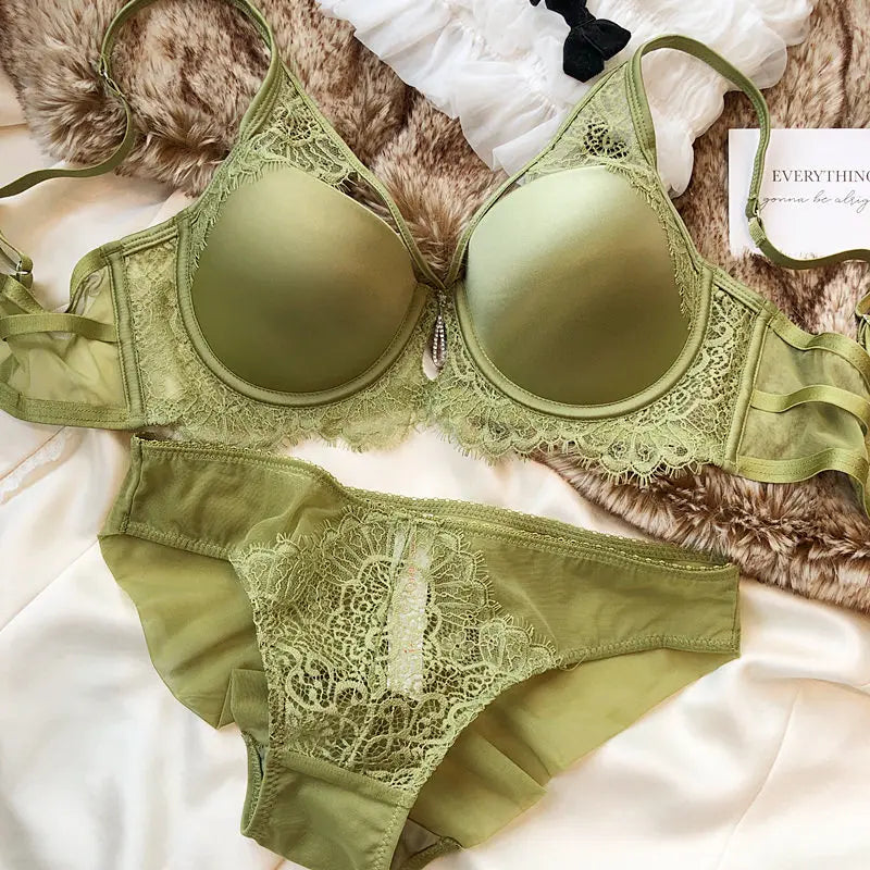 Sexy Hollow Push Up Bra Women Bandage Underwear