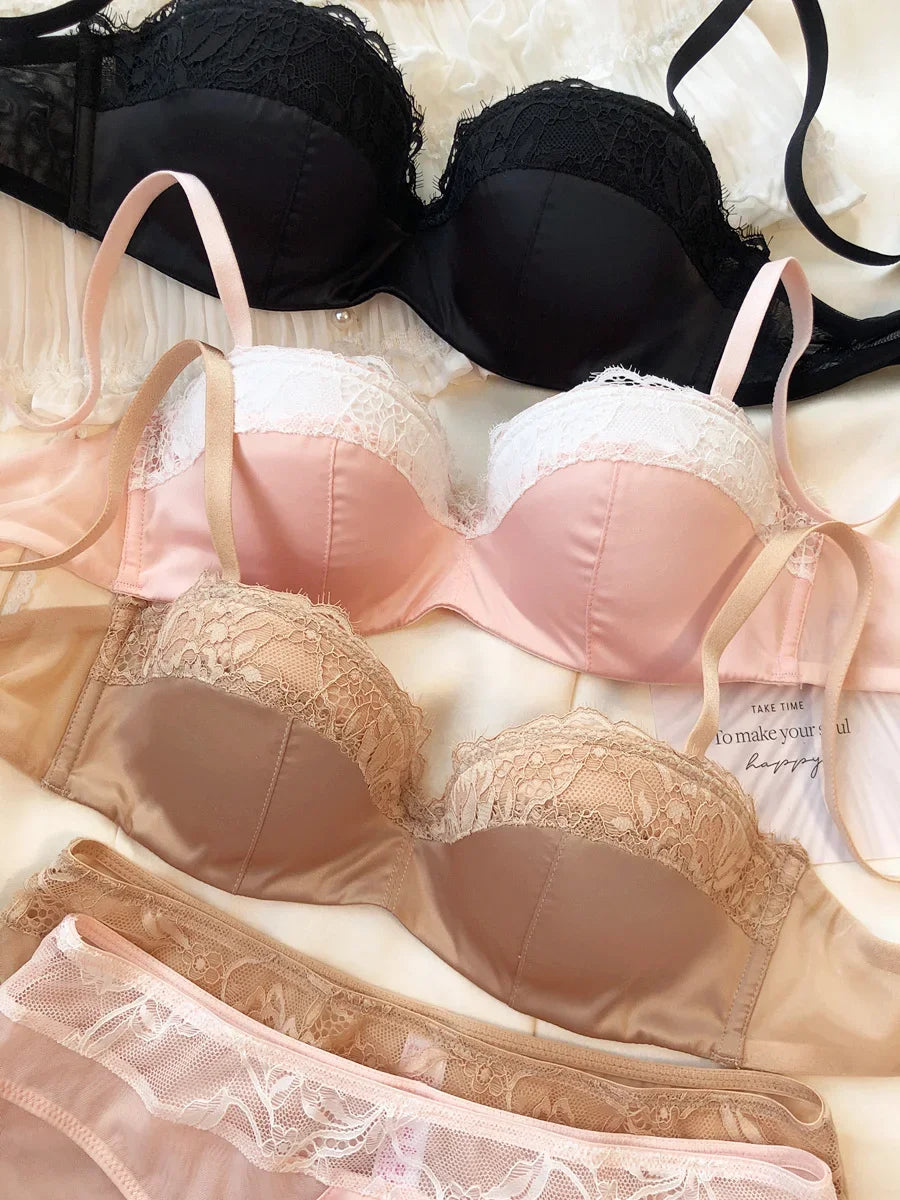 Sexy Lace Embroidery Lingerie Set