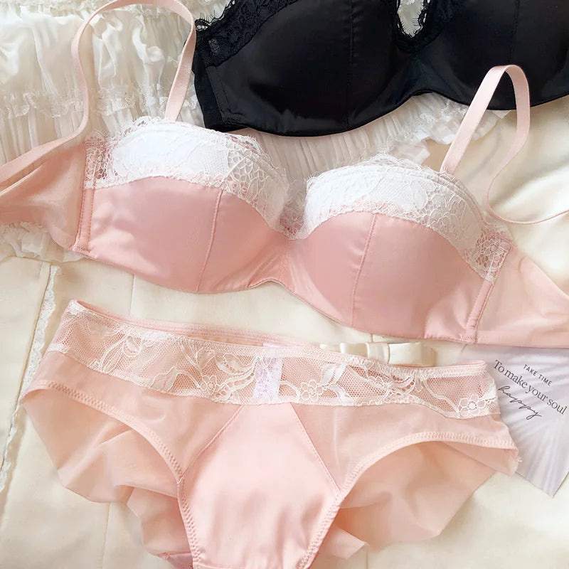 Sexy Lace Embroidery Lingerie Set